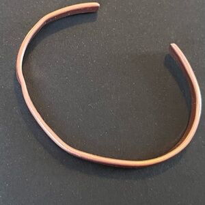 Copper Tone Open Cuff Bracelet